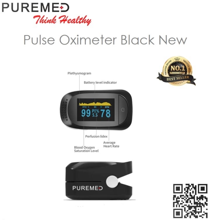 Oxymeter Black Puremed